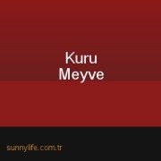 Kuru Meyve